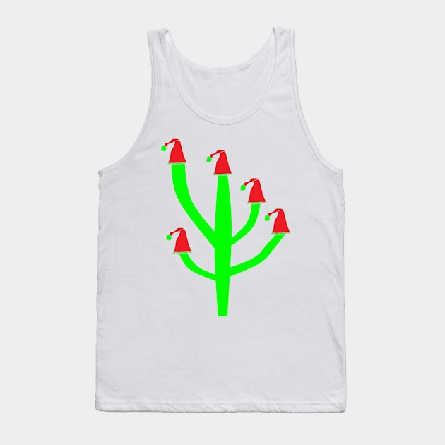 Christmas Tree Cactus Tank Top by simonjgerber